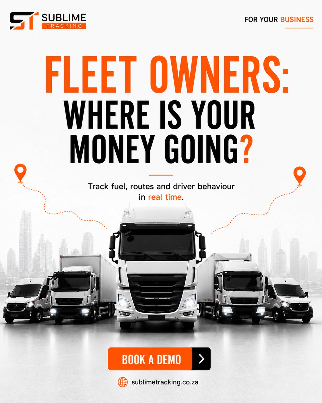 Sublime Tracking — Fleet owner campaign post