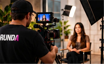 A creative production setting
